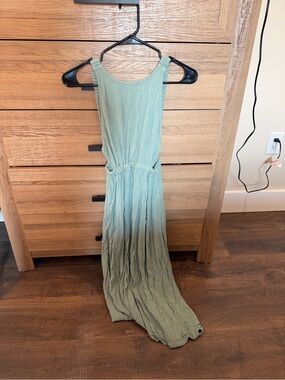 Altar'd State Sage Green Midi Dress